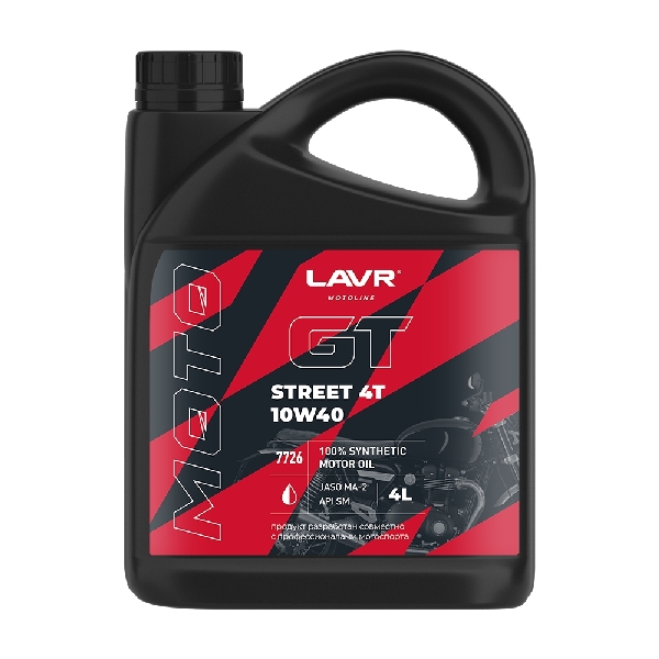 LAVR MOTO 4 TAKT SAE 10W40 GT STREET 4л (4)
