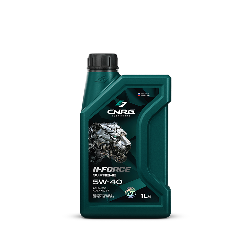 C.N.R.G. N-Force Supreme 5w-40 SN/CF 1л (12) (стар.КССС CNRG-025-0001P)