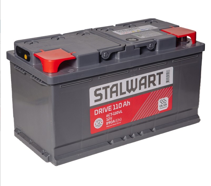 Аккумулятор STALWART 6СТ - 110 п.п. 890A Drive