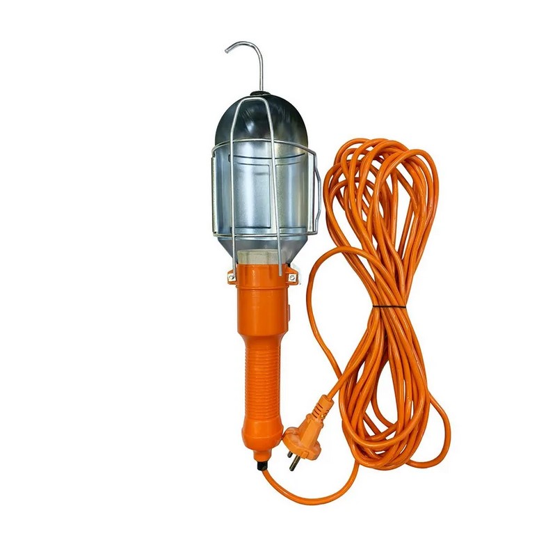 Фонарь переноска, провод 10м. 220В/60Вт LP-10M TOPAUTO (25)
