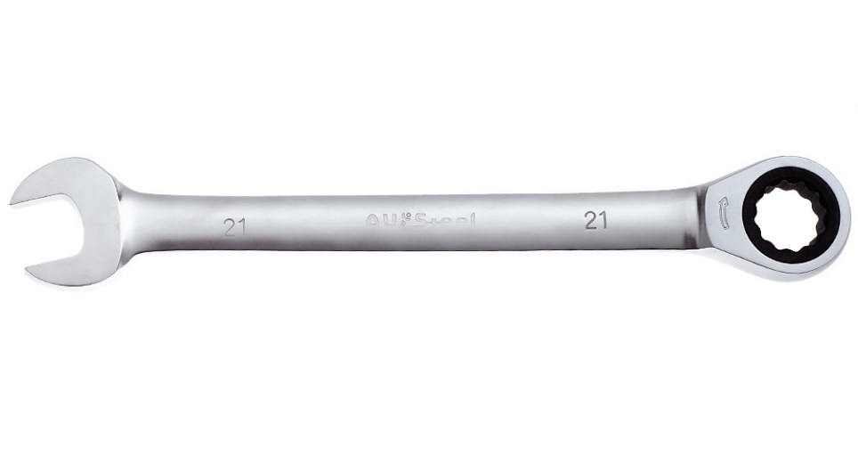Ключ трещоточный  21мм AV Steel